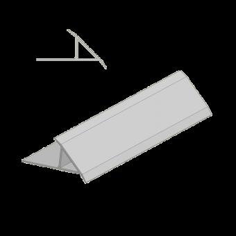 PVC chamfer angle 2.3x2.3x250cm 